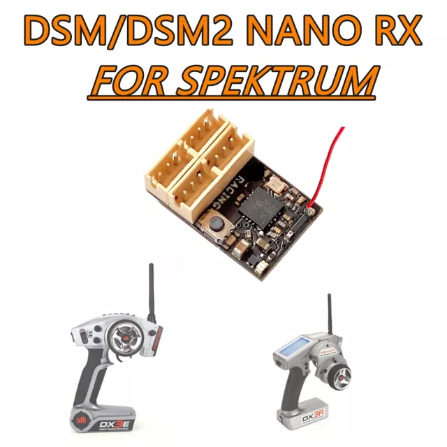GT55 Spektrum DSM / DSM2 4CH Nano Receiver