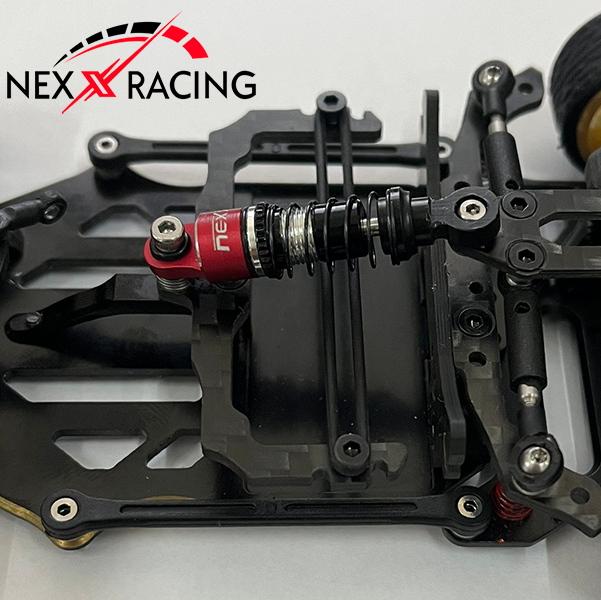 Nexx Racing Dual-Spring Center Oil Shock Set (Red)