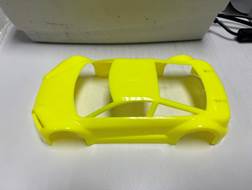 JOMUREMA JR-GT01 Car Body Set - Neon Yellow