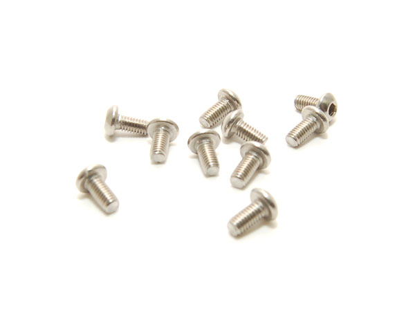 PN Racing M3x6 Button Head Stainless Steel Hex Screw (10pcs) 