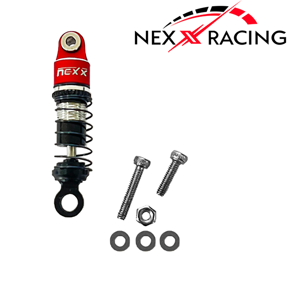 Nexx Racing Dual-Spring Center Oil Shock Set (Red)