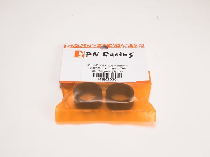 PN Racing Mini-Z KSK Compound RCP Slick 11mm Tire 30 Degree (2pcs.)