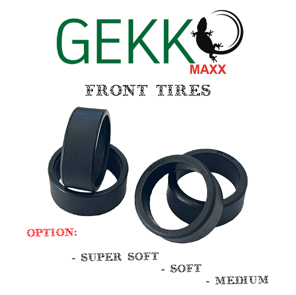 Gekko Maxx Front Tires F8.5 - SOFT (4 pcs.)