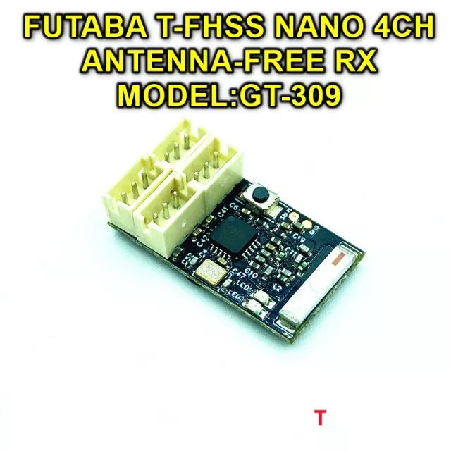 GT55 FUTABA T-FHSS NANO 4CH Receiver Antenna-Free