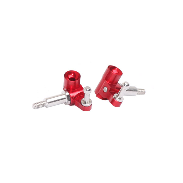 Nexx Racing Aluminum Knuckle Set For V-LINE with 3mm Shaft (RED) 