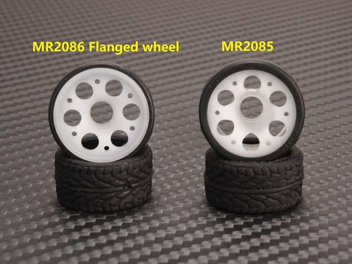 PN Racing Mini-Z 2WD Machine Cut 6 Spoke Delrin 20mm Flanged Wheel F3