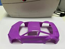 JOMUREMA JR-GT01 Car Body Set - Neon Violet