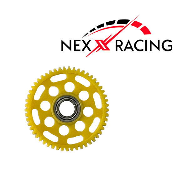 Nexx Racing CNC Mini-Z 64P Delrin 53T Yellow Spur Gear 