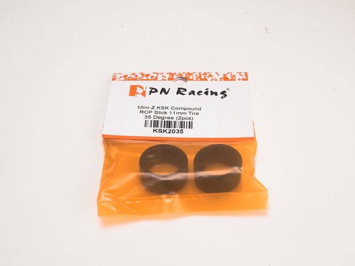 PN Racing Mini-Z KSK Compound RCP Slick 11mm Tire 35 Degree (2pcs.)