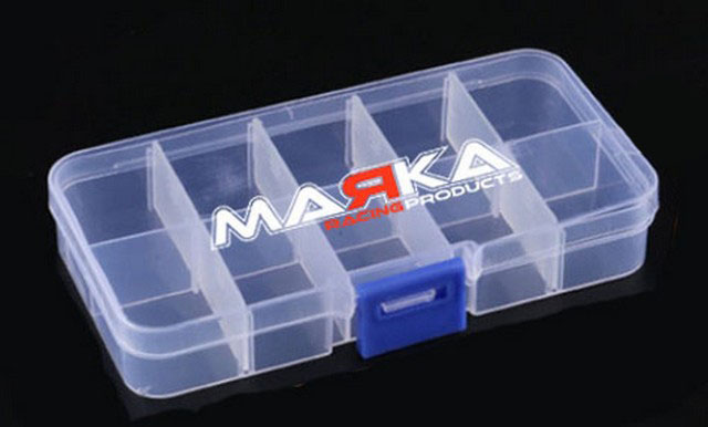 Marka Hardware Box - 10 Compartments adjustable - 130 x 65mm