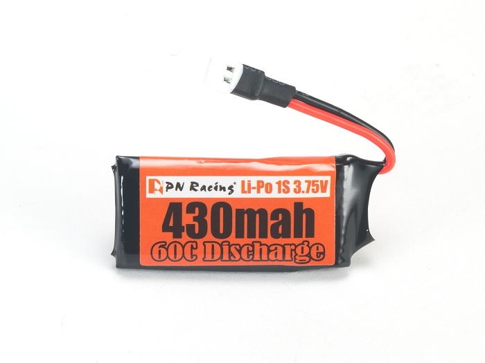 PN Racing LiPo 1S 3.75V 430mah 60C Battery