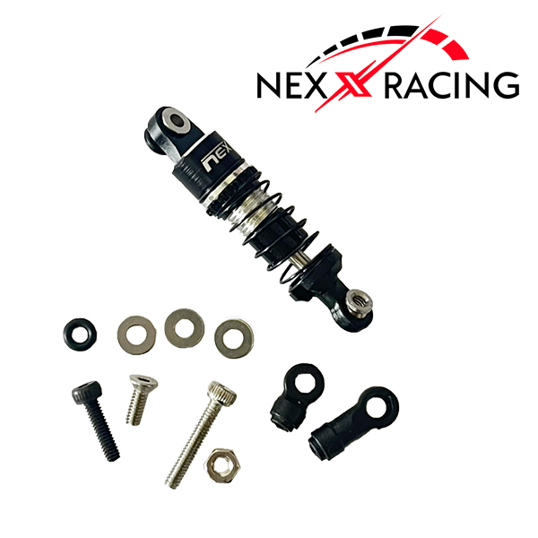 Nexx Racing Dual-Spring Center Oil Shock Set (Black)