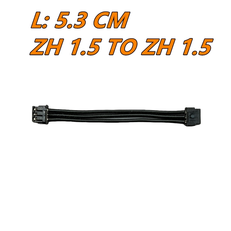 GT55 Receiver ESC Cable 3P ZH1.5 Plug to ZH1.5 - 5.3cm