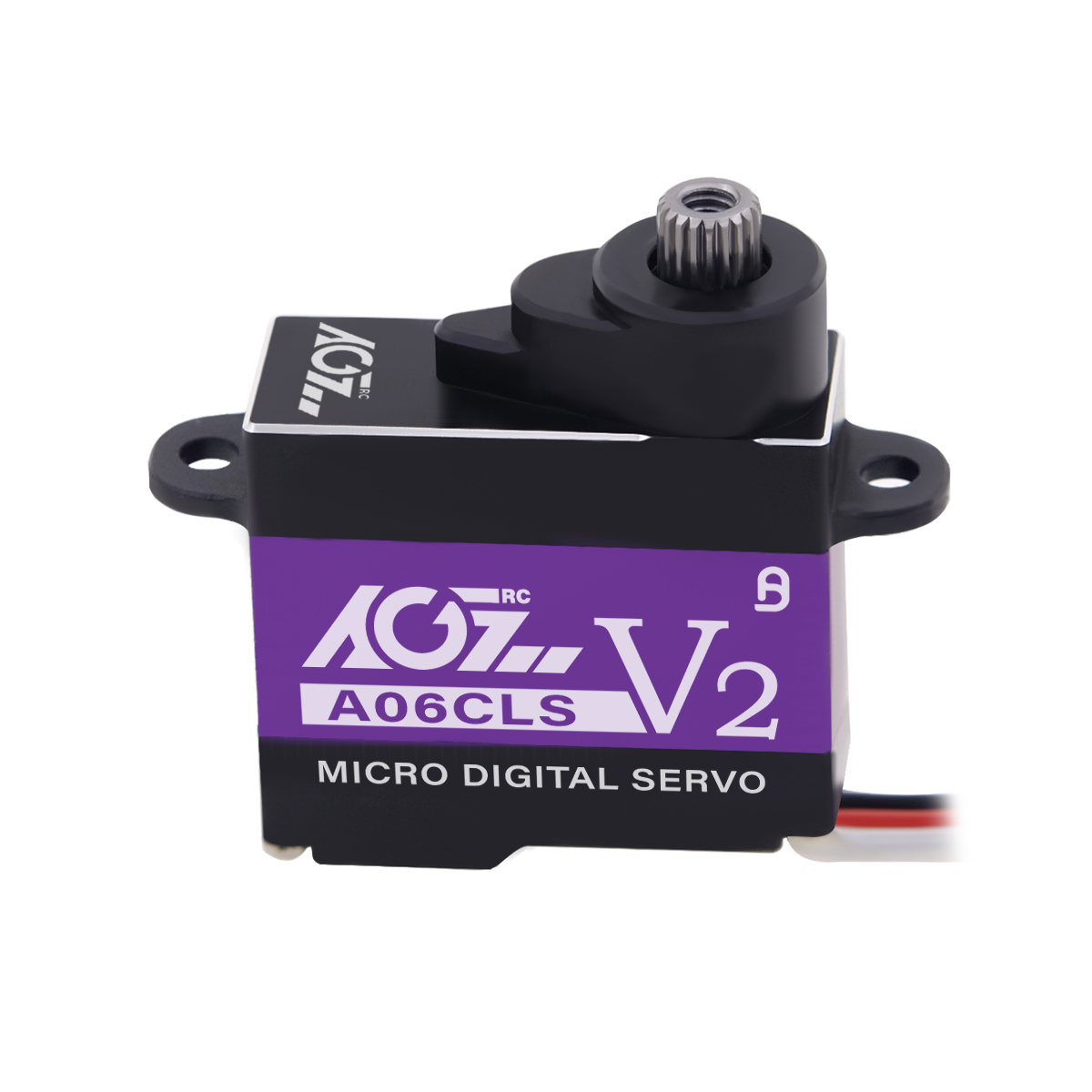 AGF-RC A06CLS V2 Micro Coreless Titanium Servo (Purple)