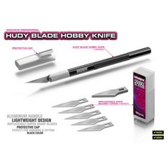 HUDY 188980 HUDY BLADE HOBBY KNIFE WITH ALU HANDLE