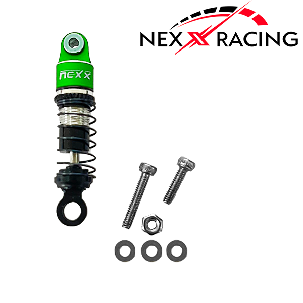 Nexx Racing Dual-Spring Center Oil Shock Set (Green)