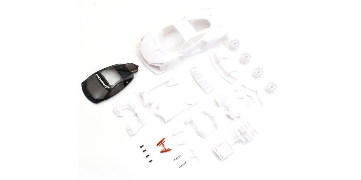 McLaren Senna GTR Kyosho Mini-Z White Body + 2WD Rims