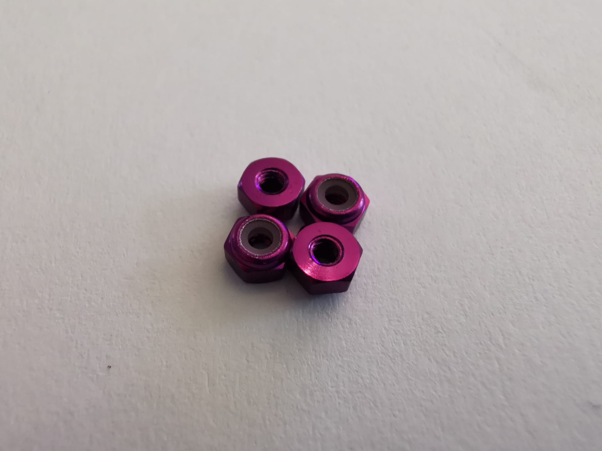 Aluminium Lock Nut -  Purple