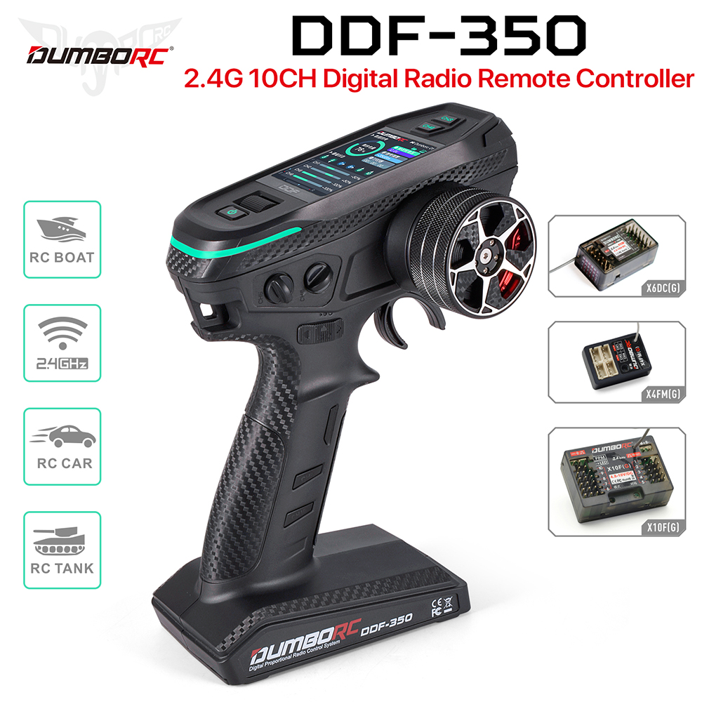 DumboRC DDF-350 10CH RC Remote Controller inkl. Nano Receiver