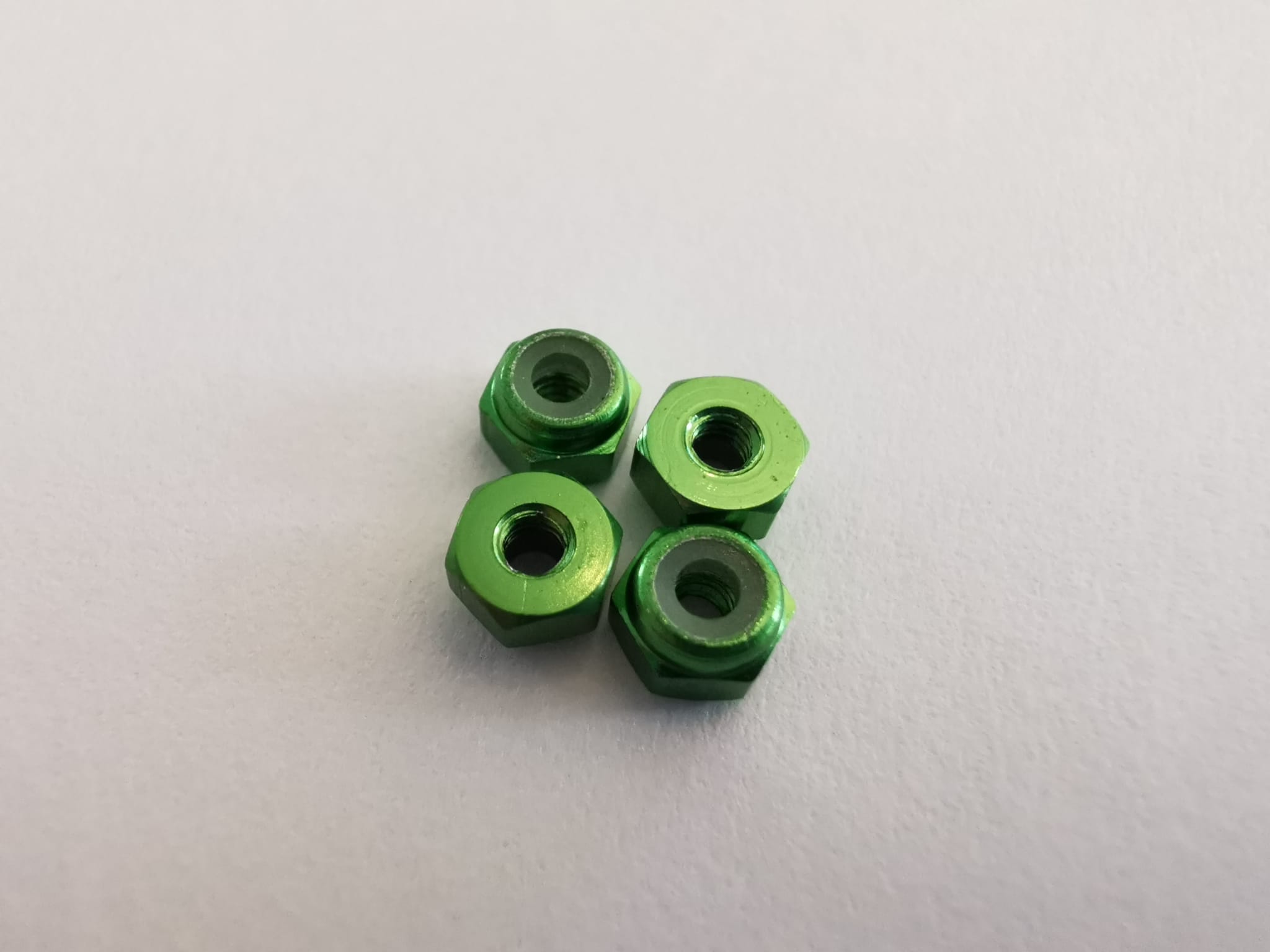 Aluminium Lock Nut - Green