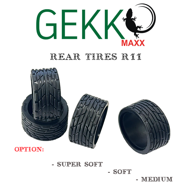 Gekko Maxx Rear Tires R11 - SUPER SOFT (4 pcs.)