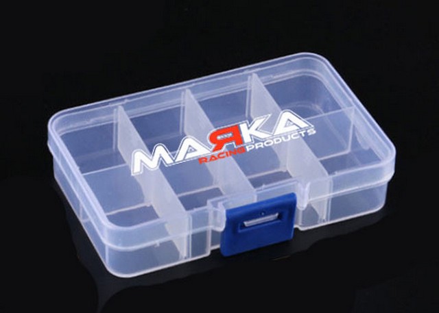 MARKA HARDWARE BOX - 8 COMPARTMENTS ADJUSTABLE - 105X65MM