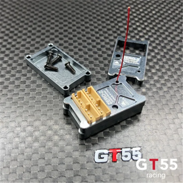 GT55 CNC Metallgehäuse für Nano / Micro Receiver mit Antenne