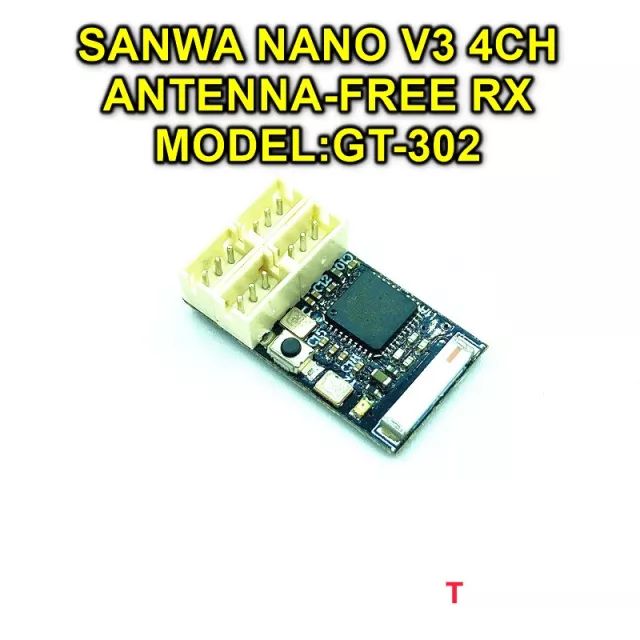 GT55 SANWA NANO V3 4CH Receiver Antenna-Free