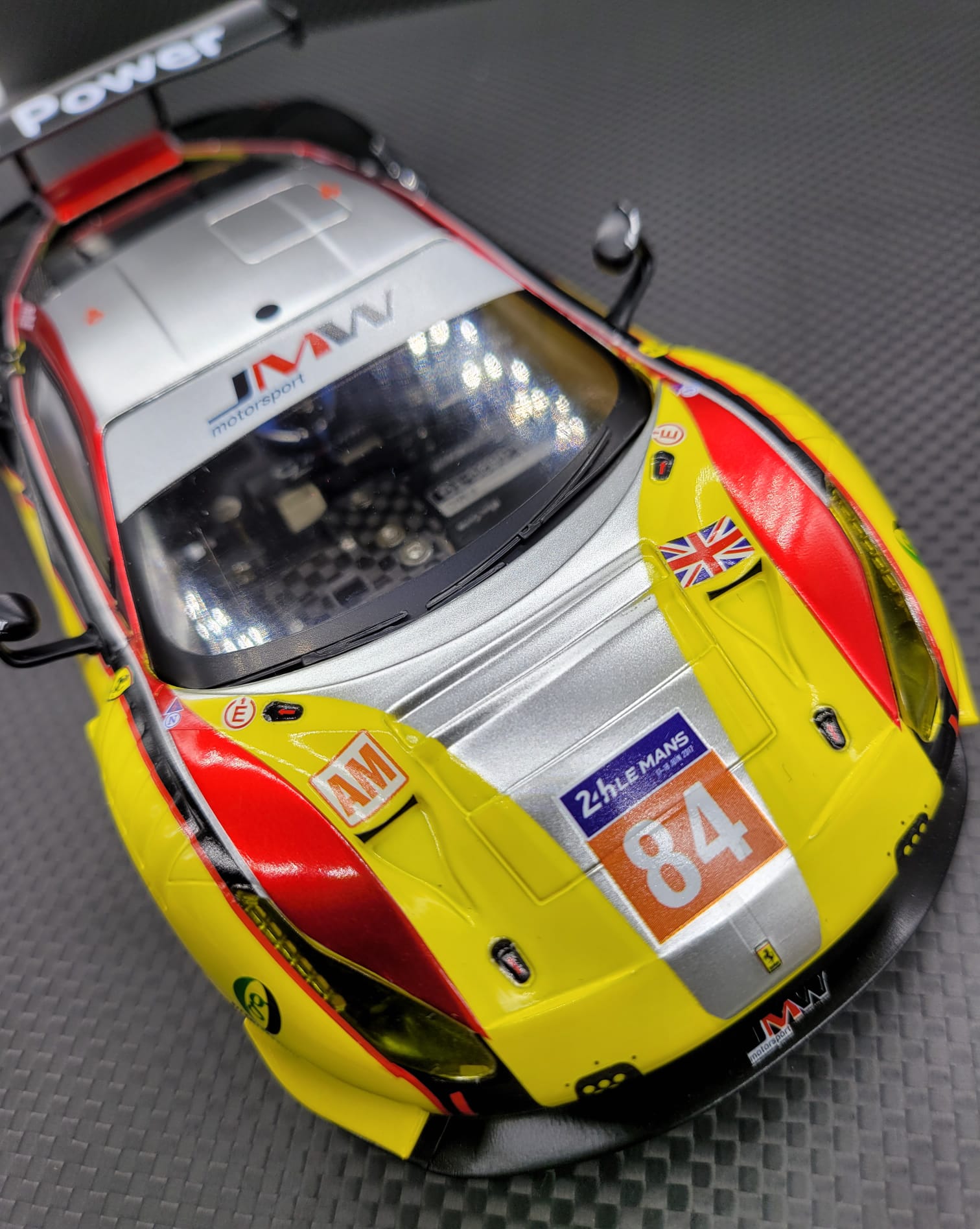 GL Ferrari 488 GT3 - Limited Edition No. 010 (Yellow-Red)
