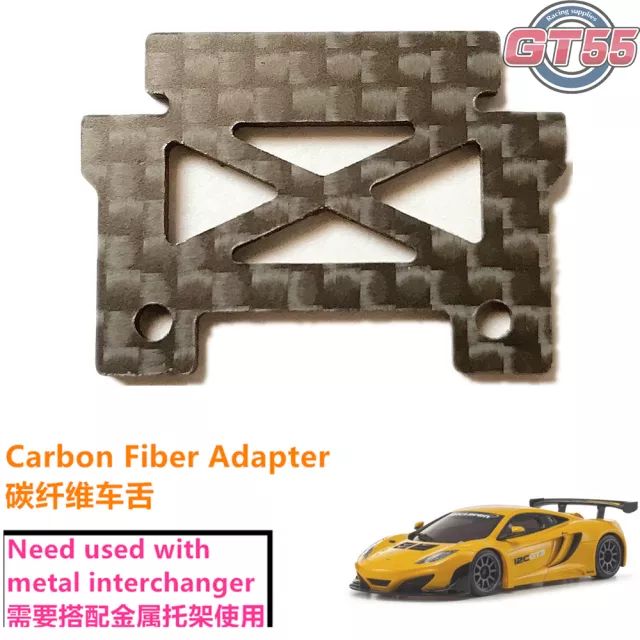 GT55 McLaren 12C GT3 Carbon Fiber Body Clip Adapter